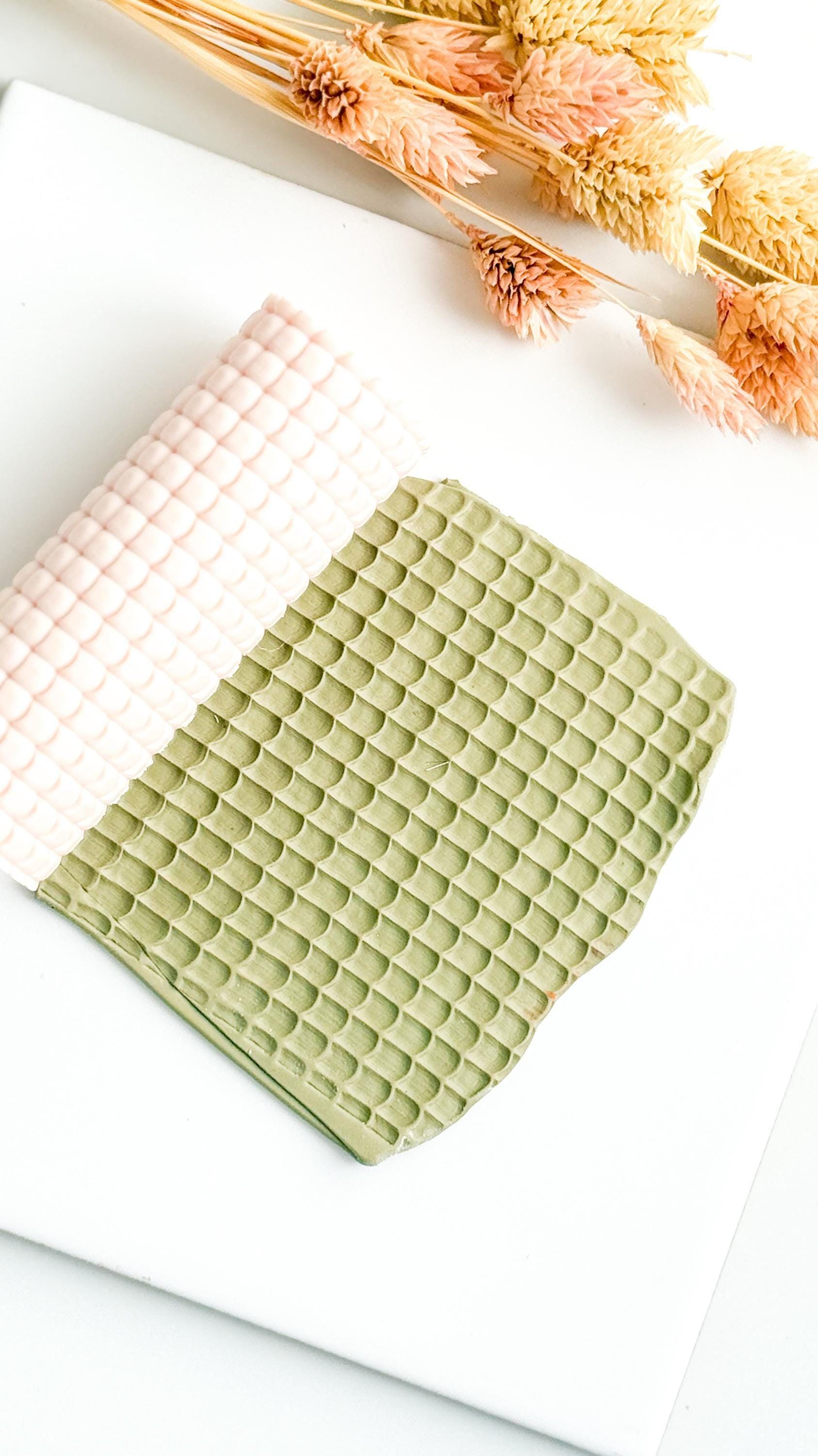 Circle Pattern Texture Roller, Polymer Clay Embossing Tool