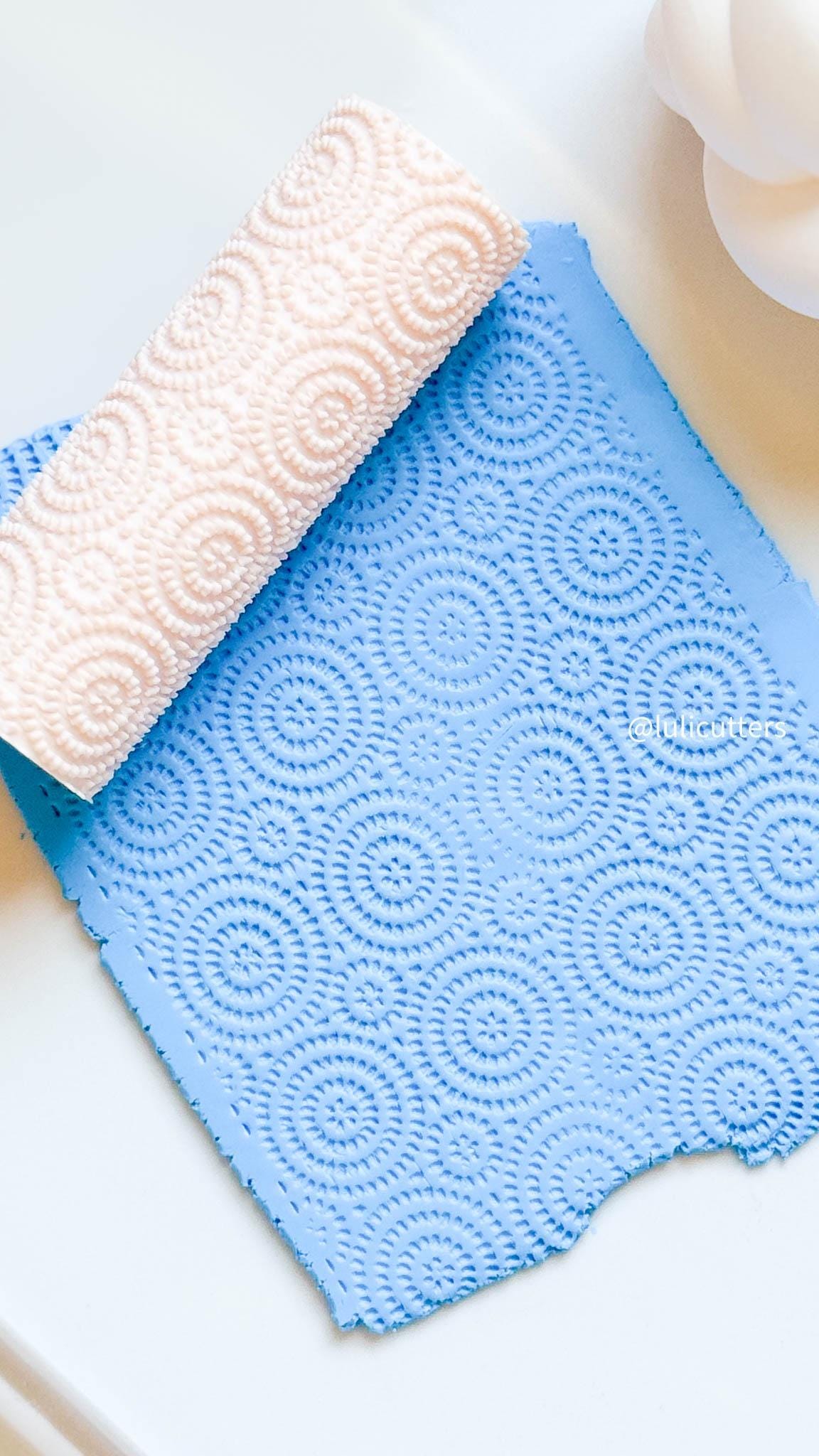 Geometric Mandala Texture Roller: Polymer Clay Imprints