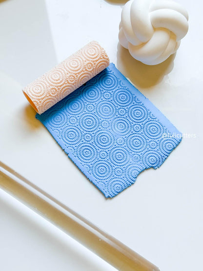 Geometric Mandala Texture Roller: Polymer Clay Imprints