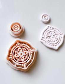 Ethnic Ceramic Pattern Earring Clay Cutter: Jewelry Making Tool