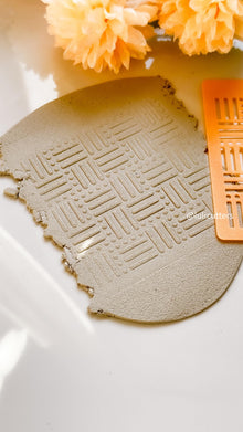 Geometric Texture Stencil | Modern Pattern for Clay & Crafts