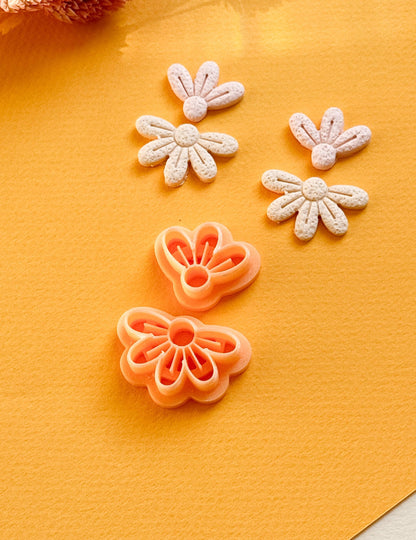 Flower Earring Cutter Set: Polymer Clay Floral Shapes, DIY Jewelry Making