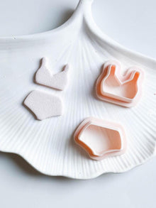 Swimsuit Earring Cutter Set Polymer Clay Cutter for 2-Piece Bikini Earrings