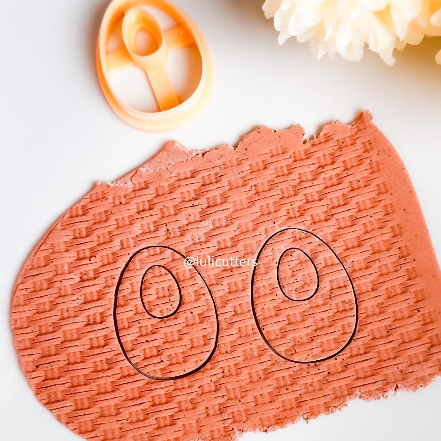 Rattan Texture Roller for Clay | Basket Weave Pattern | Polymer Clay Tool | Woven Slab Roller | Earring Texture Tool