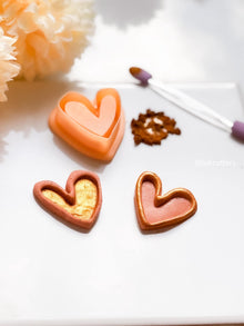 Stamped Heart Clay Cutter: Polymer Clay Jewelry Supplies