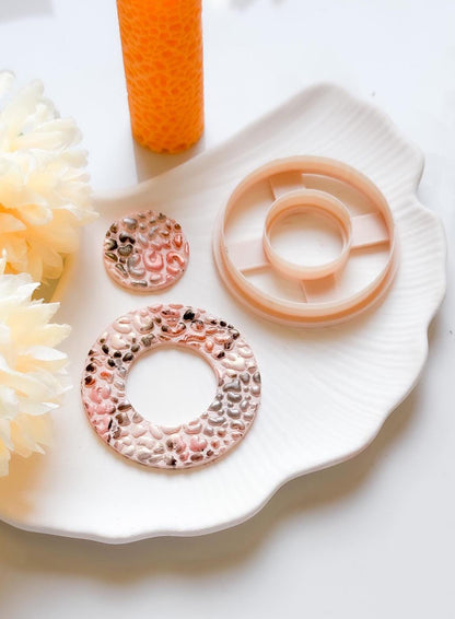 Circle Earring Clay Cutter: 8 Sizes, Polymer Clay Jewelry