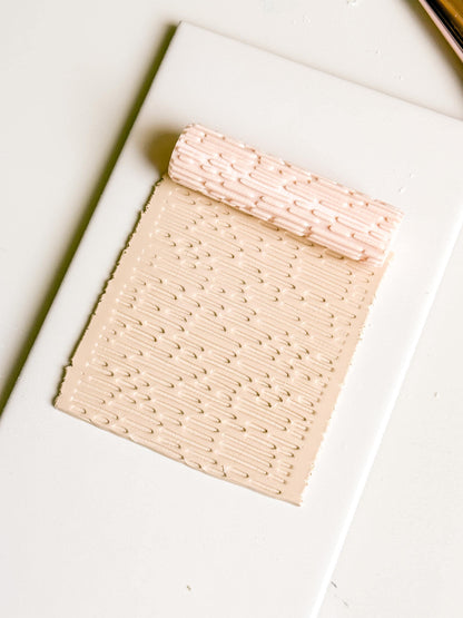 Polymer Clay Emboss Roller Organic Lines Texture
