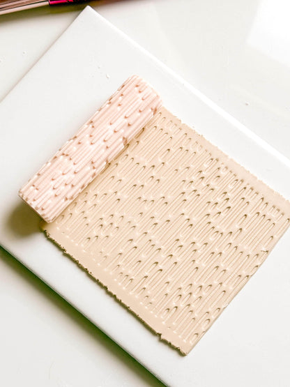 Polymer Clay Emboss Roller Organic Lines Texture
