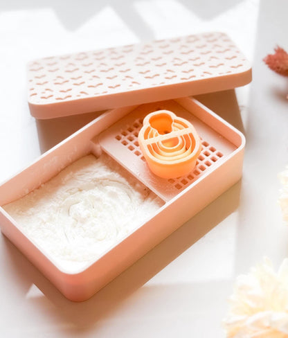 Polymer Clay Cornstarch Powder Box: Non-Stick Clay Tool