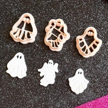 Ghost Clay Cutter Set: Halloween Earring Designs, Polymer Clay Tool