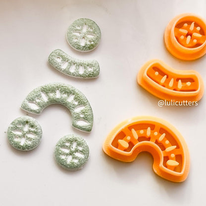 Ceramic Pattern Clay Cutter: Textured Polymer Clay Jewelry Tool