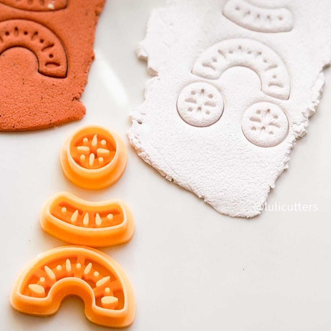 Ceramic Pattern Clay Cutter: Textured Polymer Clay Jewelry Tool