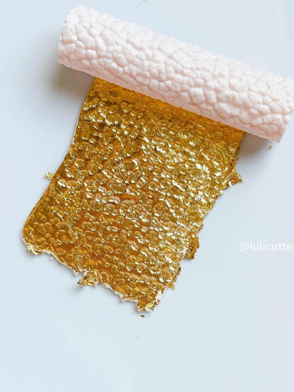 Hammered Metal Texture Roller: Polymer Clay Embossing Tool (8cm)