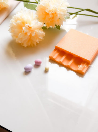 3-in-1 Oval Polymer Clay Bead Roller: 10mm, 12mm, 15mm Sizes