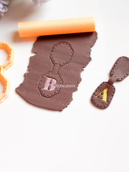 Stitch Effect Keychain Cutter: Polymer Clay Tag Maker