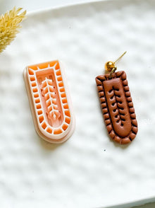 Botanical Arch Clay Cutter: Leaf Branch Detail - Polymer Jewelry Design