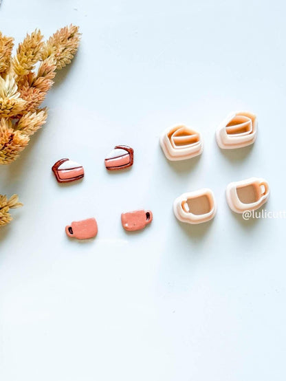 Autumn Stud Cutter Set Fall Mini Polymer Clay Earring Pack