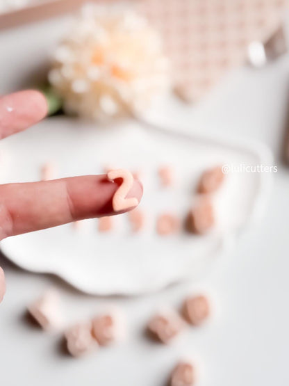 Number Clay Cutter Set: Polymer Clay, Cake Topper (15-30mm)