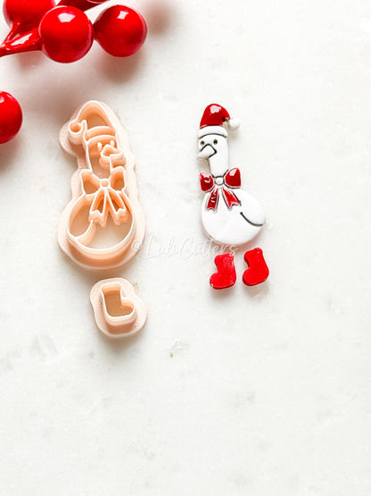 Christmas Goose Clay Cutter Set – Polymer Clay Earring/Charm Cutters