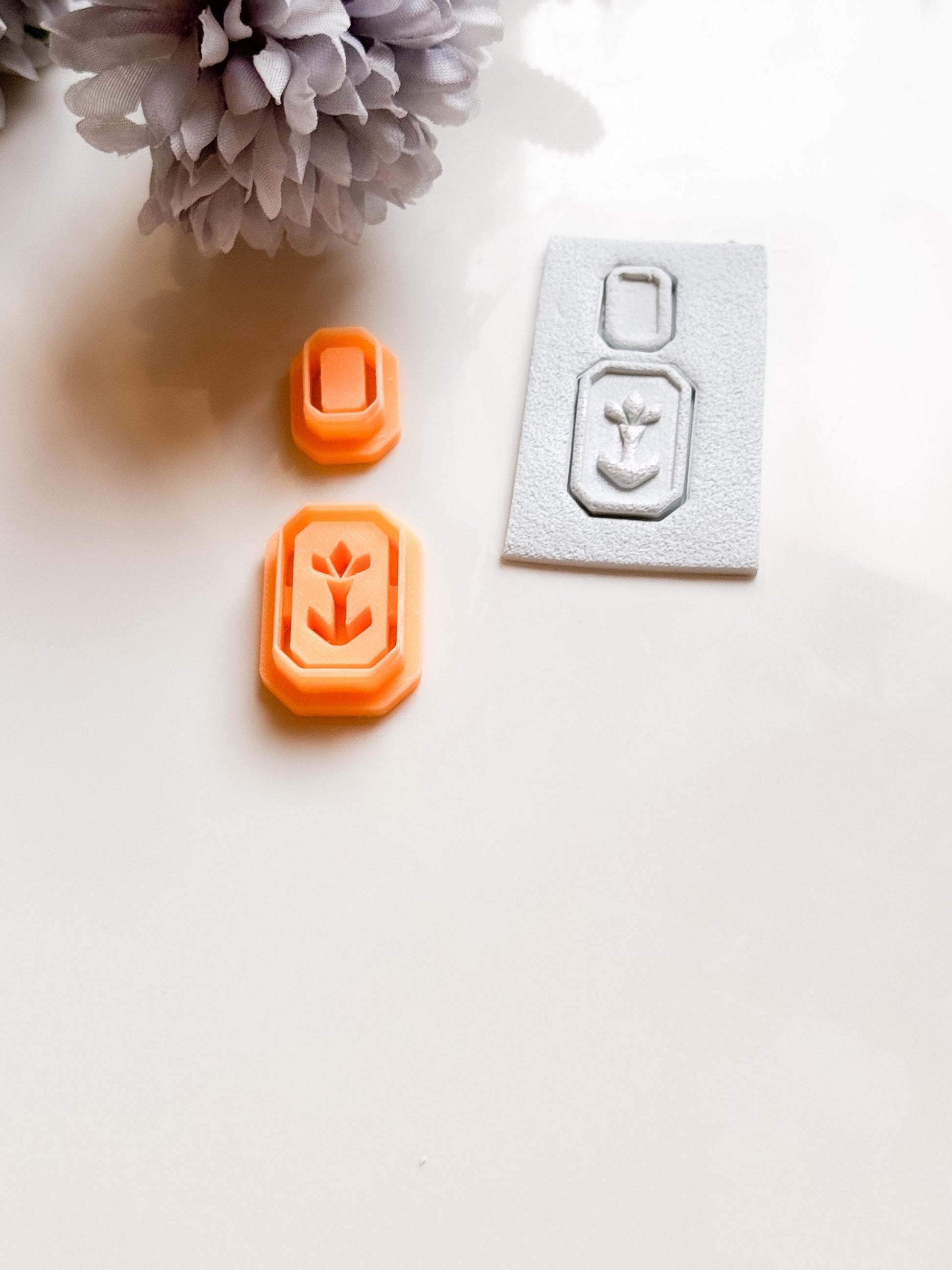 Anchor Clay Cutter: Modern Nautical Earring, Polymer Clay Jewelry