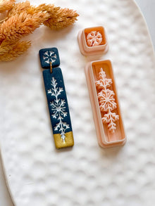 Snowflake Bar Polymer Clay Earring Cutter Christmas Dangle Earring Jewelry Tool