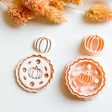 Pumpkin Pie Polymer Clay Cutter Set: Autumn Floral Earring Mold