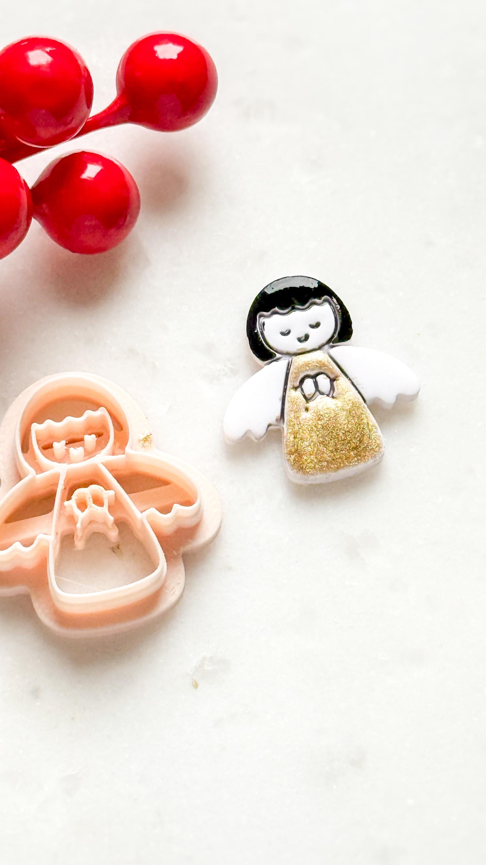 Angel Clay Cutter – Christmas Earring and Charm Making