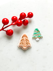 Christmas Tree Polymer Clay Cutter Layered Evergreen Shape