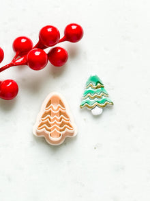 Christmas Tree Polymer Clay Cutter Layered Evergreen Shape