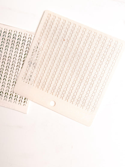 Knit Texture Stencil for Polymer Clay: Simple Sweater Pattern