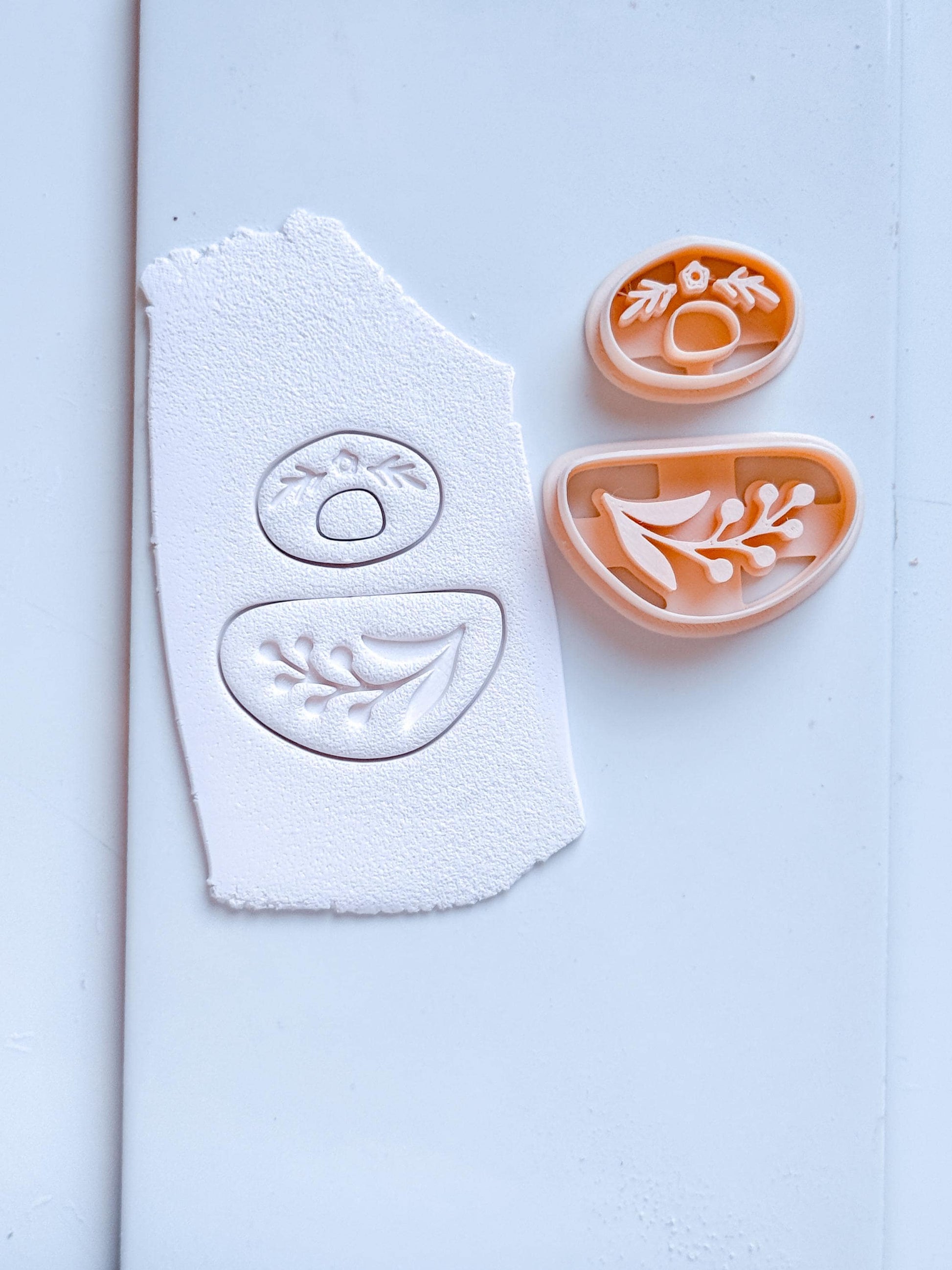 Floral Dangle Earring Polymer Clay Cutter Set Jewelry Making Tools