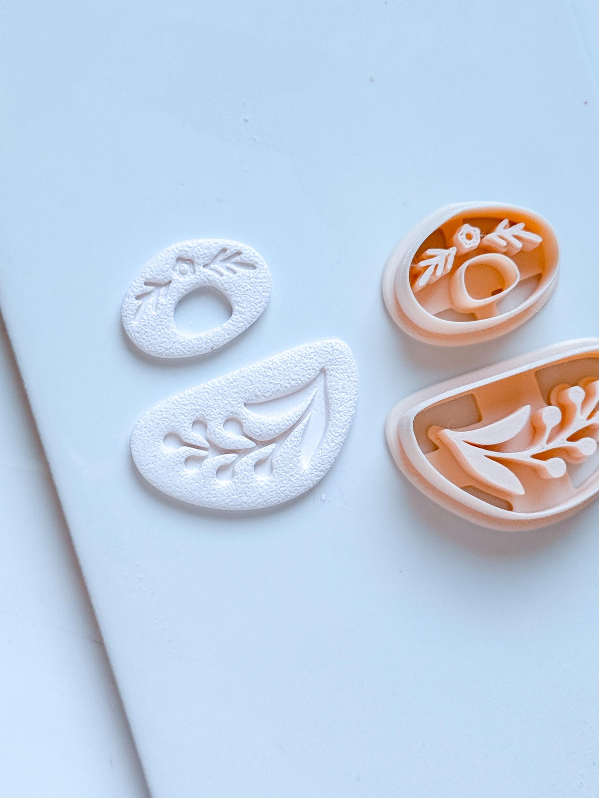 Floral Dangle Earring Polymer Clay Cutter Set Jewelry Making Tools