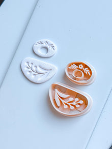 Floral Dangle Earring Polymer Clay Cutter Set Jewelry Making Tools