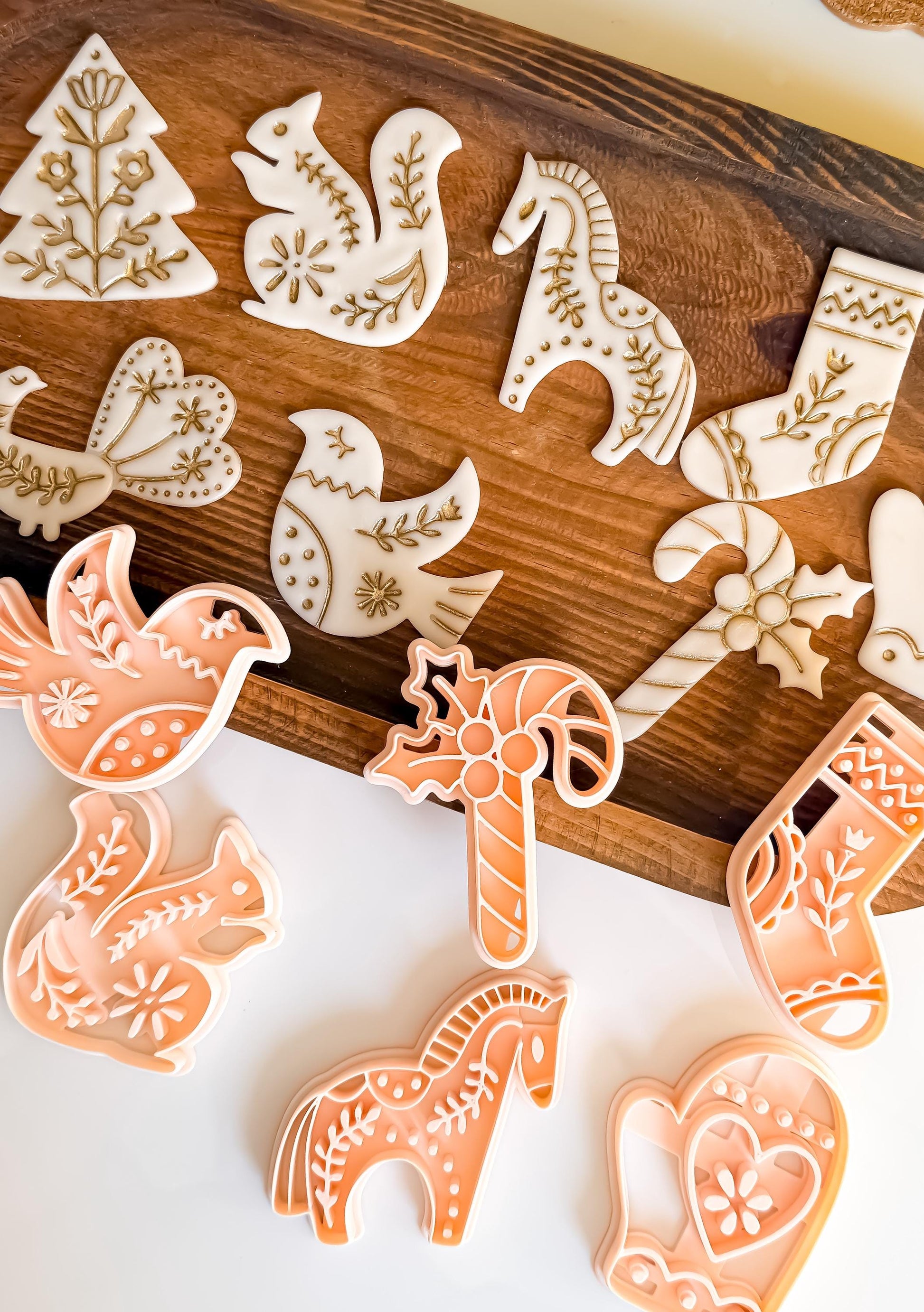 Christmas Ornament Clay Cutter Set – Tree Baubles & Holiday Decor Shapes (75mm)