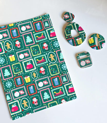 Christmas - Winter Transfer Papers – Festive Polymer Clay Surface Designs