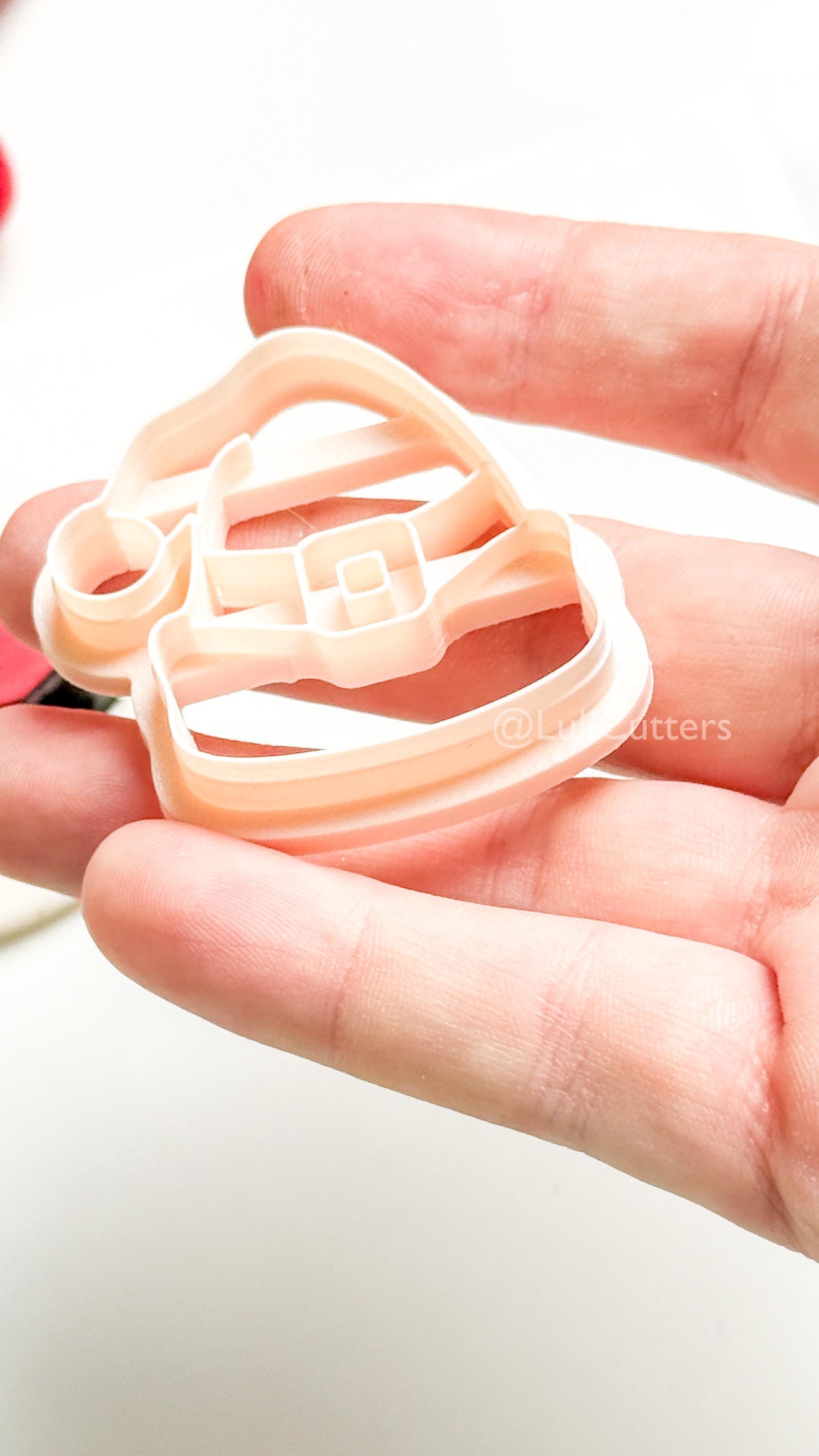 Santa Hat Clay Cutter: Christmas Polymer Clay Tool for Earrings & Charms