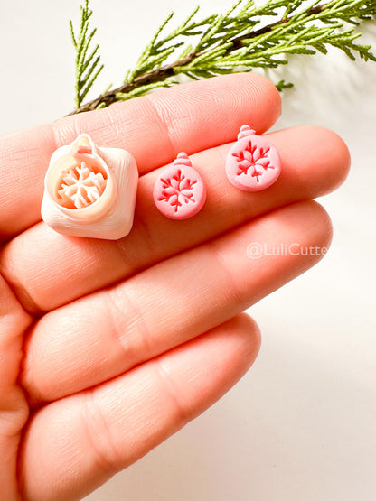 Christmas Mini Clay Cutter Set: Holiday Shapes, 12mm