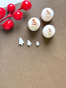 Christmas Tree Micro Clay Cutter Set – Polymer Clay Tools for Mini Holiday Designs