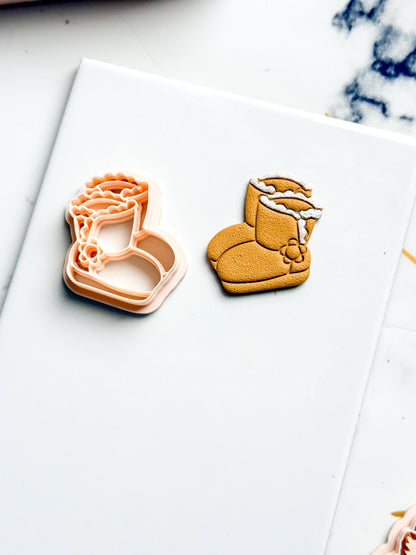 Christmas Boots Ugg Clay Cutter