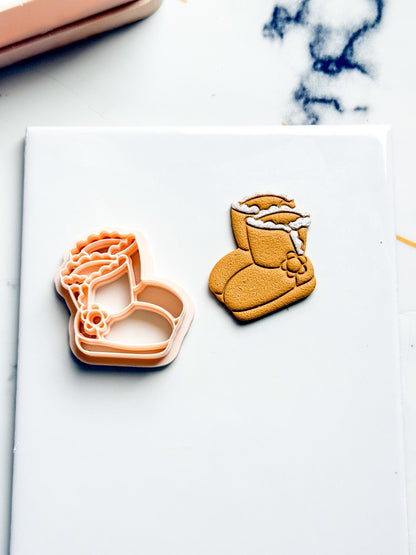 Christmas Boots Ugg Clay Cutter