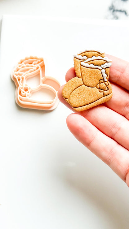 Christmas Boots Ugg Clay Cutter