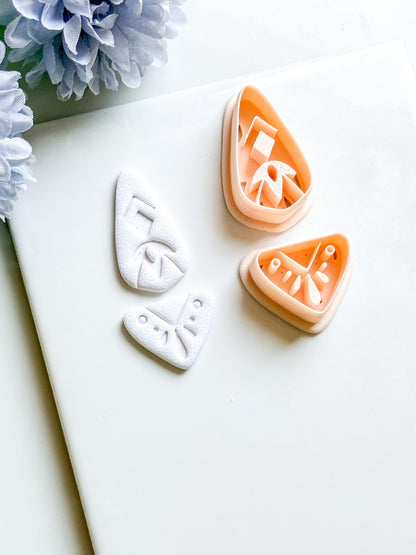 Savanna Drop Clay Cutter Set: Tribal Arrowhead Polymer Clay Tools