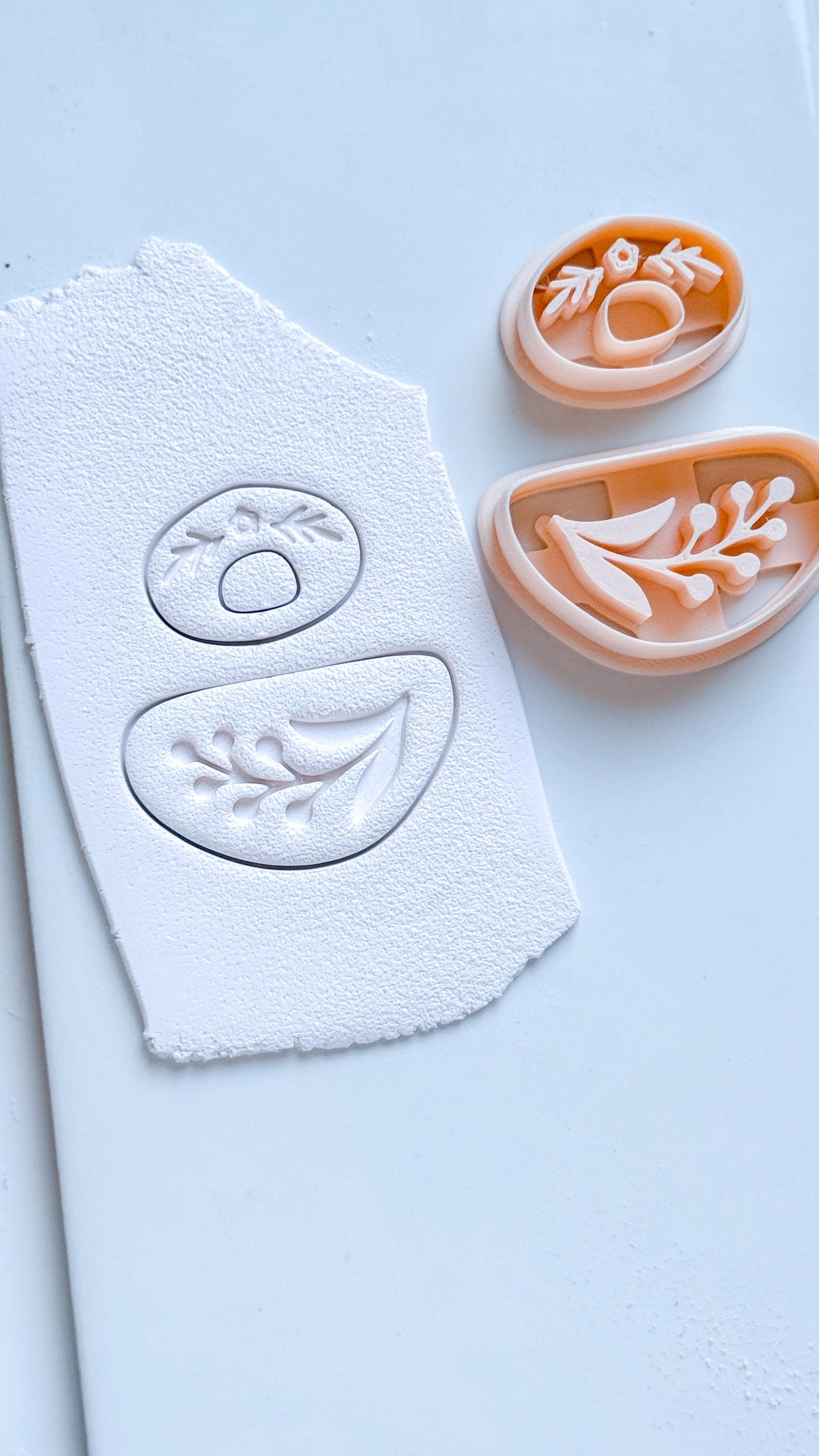 Floral Dangle Earring Polymer Clay Cutter Set Jewelry Making Tools