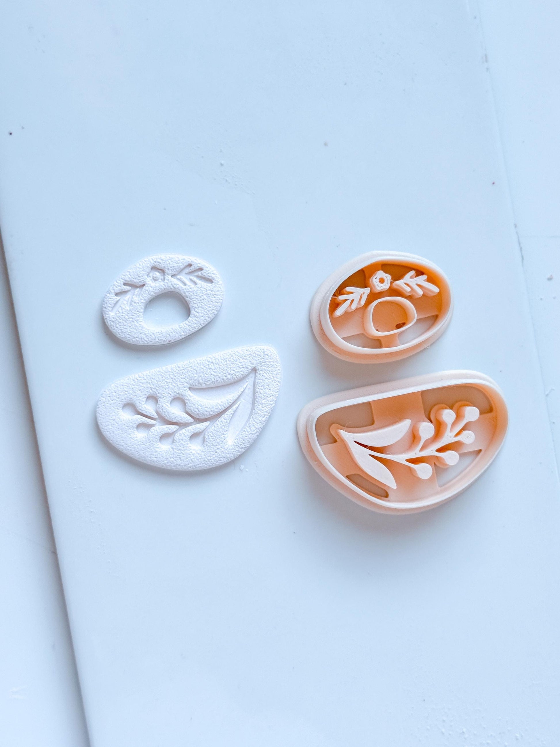 Floral Dangle Earring Polymer Clay Cutter Set Jewelry Making Tools