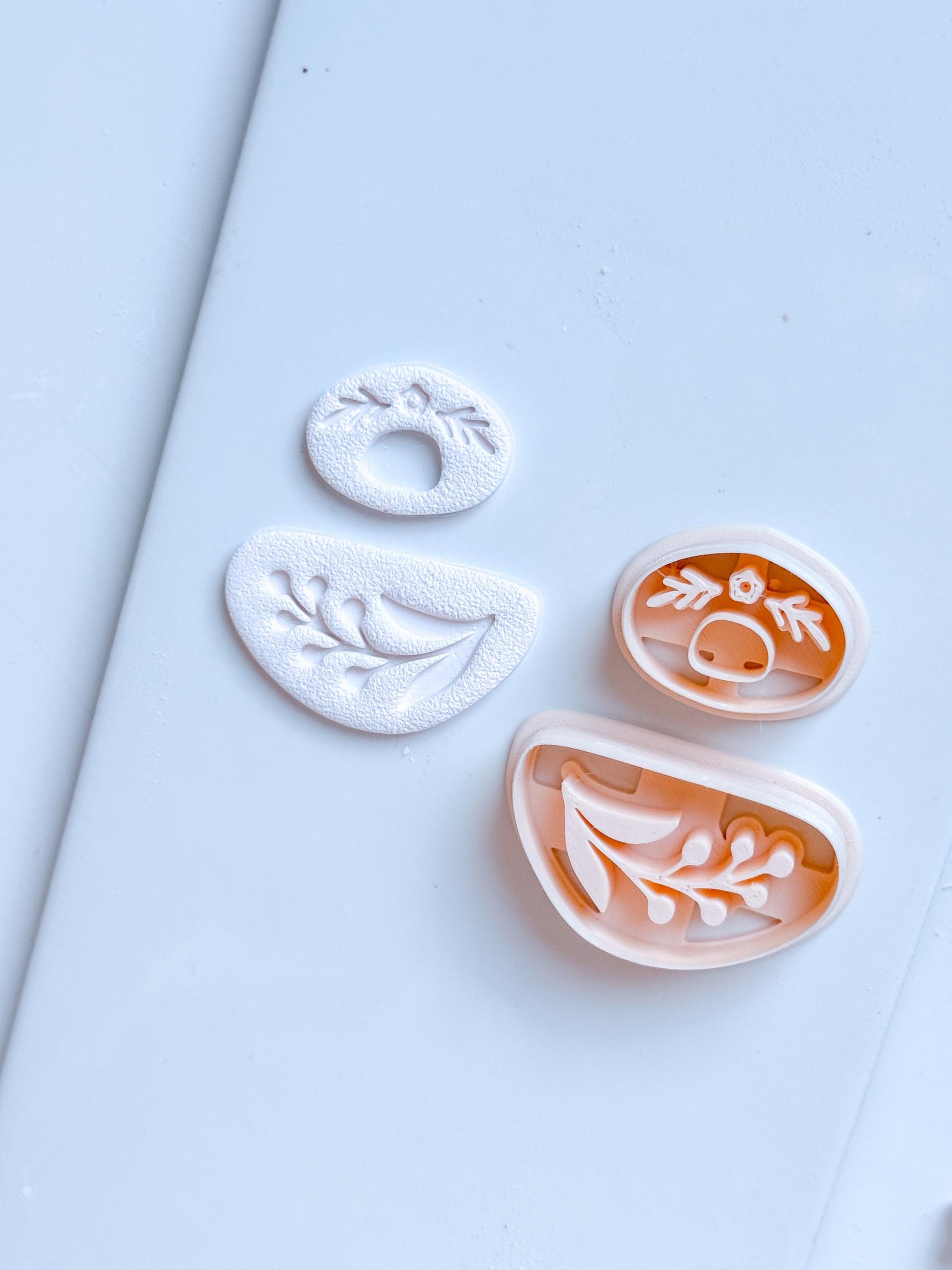 Floral Dangle Earring Polymer Clay Cutter Set Jewelry Making Tools