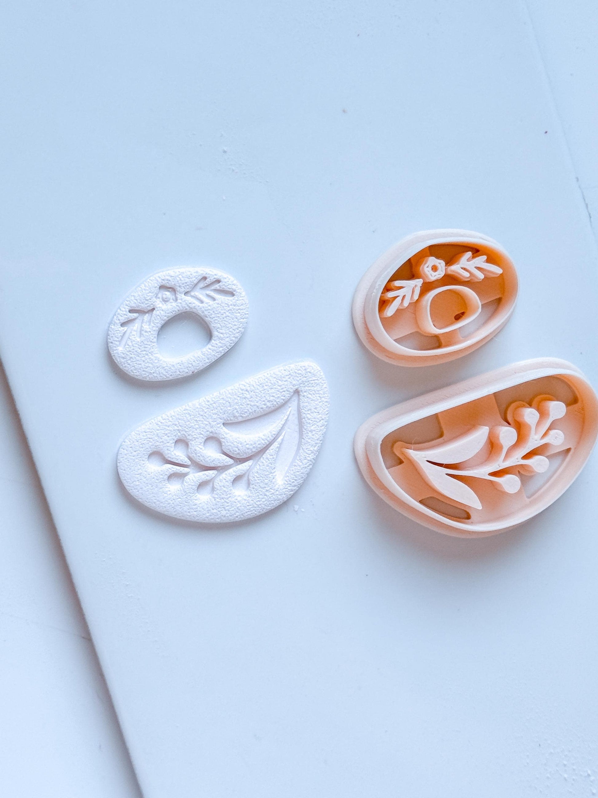 Floral Dangle Earring Polymer Clay Cutter Set Jewelry Making Tools