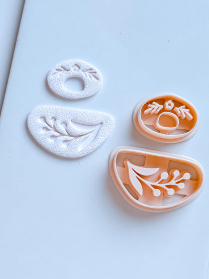 Floral Dangle Earring Polymer Clay Cutter Set Jewelry Making Tools