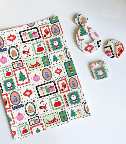 Christmas - Winter Transfer Papers – Festive Polymer Clay Surface Designs
