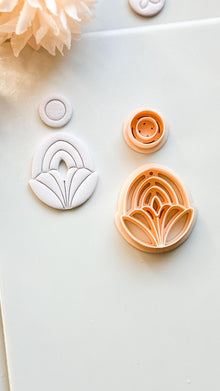Lilune Clay Cutter – Floral Arch Polymer Clay Earring Tool