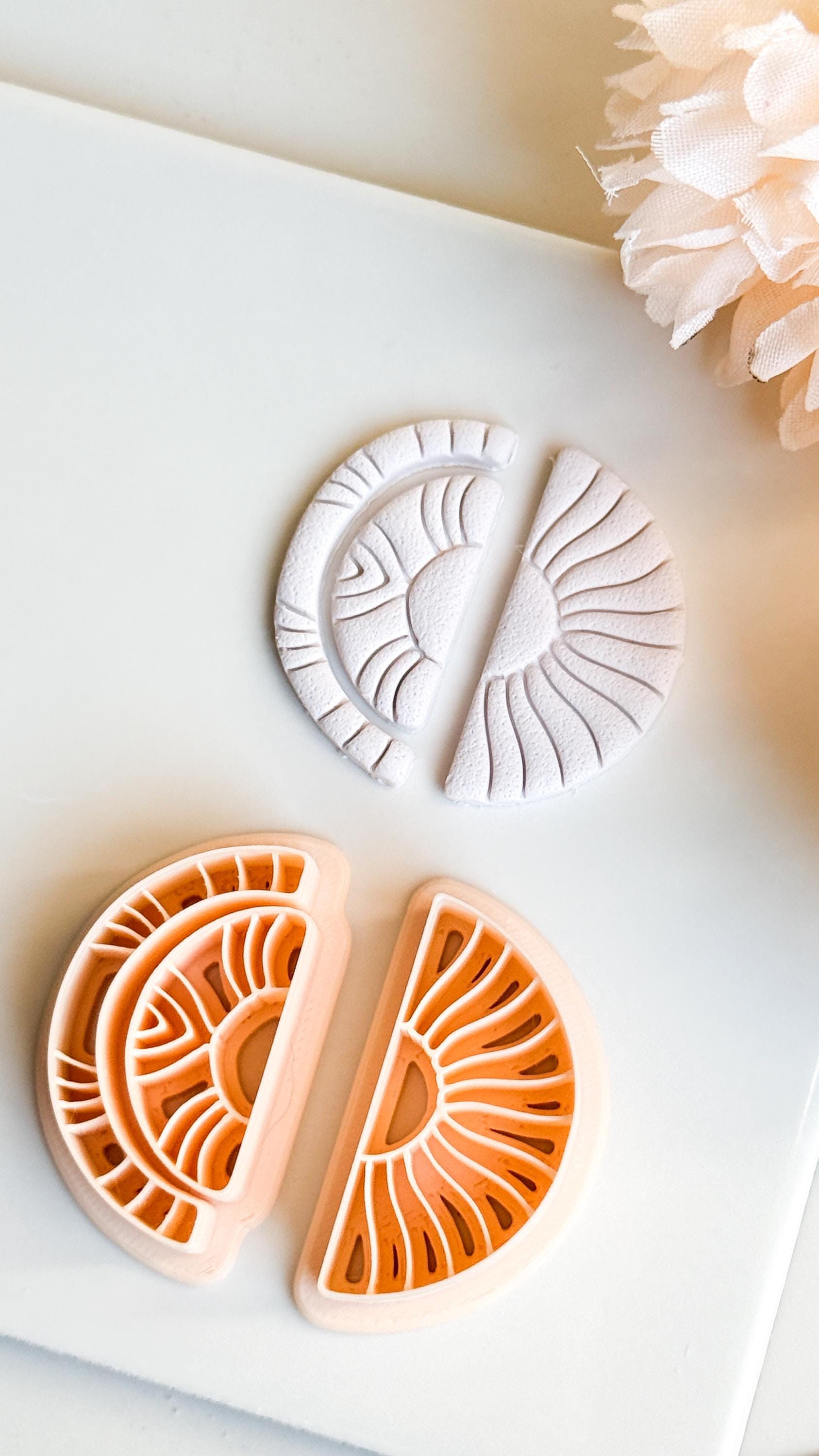 Solrise Clay Cutter – Sunrise Earring Polymer Clay Tool